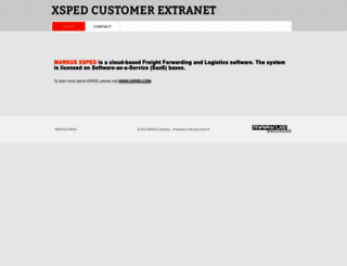 extranet.xsped.net screenshot