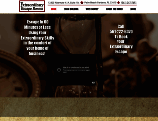 extraordinaryescaperooms.com screenshot