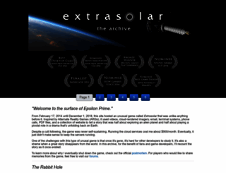 extrasolar.com screenshot