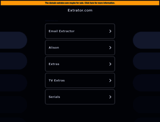 extrator.com screenshot