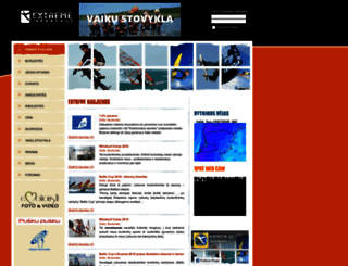 extreme-sports.lt screenshot