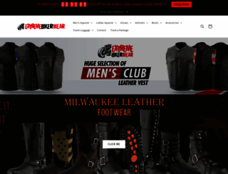 extremebikerwear.com screenshot