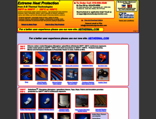 extremeheatprotection.com screenshot