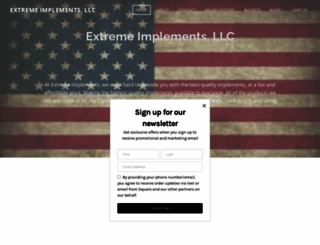 extremeimplements.com screenshot