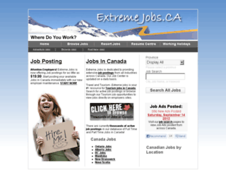 extremejobs.ca screenshot