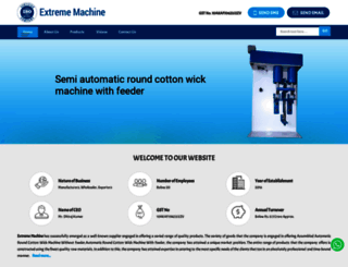 extrememachine.in screenshot