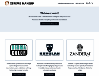 extrememakeup.co.uk screenshot
