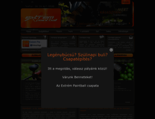 extremepaintball.hu screenshot