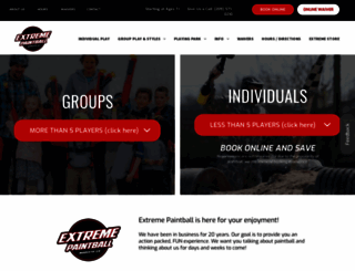 extremepaintball.net screenshot