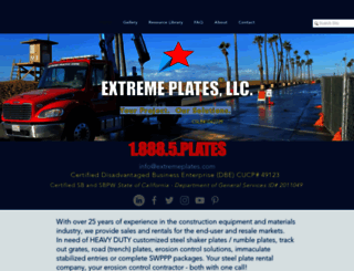 extremeplates.com screenshot