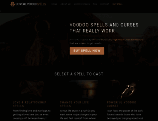 extremevoodoospells.com screenshot
