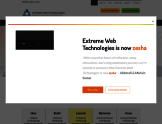 extremewebtechnologies.com screenshot