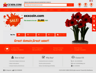 exxcoin.com screenshot