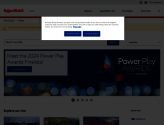 exxonmobillng.com screenshot