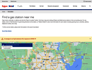 exxonmobilstations.com screenshot