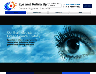 eyeandretina.com.au screenshot