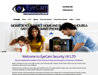 eyecamsecurity.co.uk screenshot