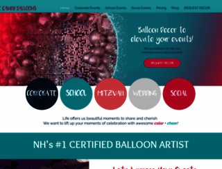 eyecandyballoons.com screenshot