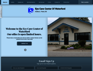 eyecarecenterofwaterford.com screenshot