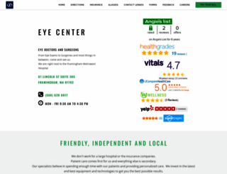 eyecenterllc.com screenshot