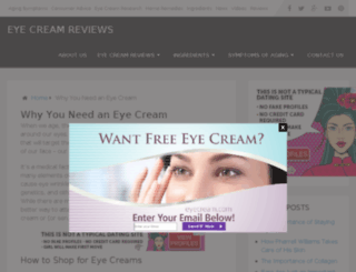 eyecreams.com screenshot