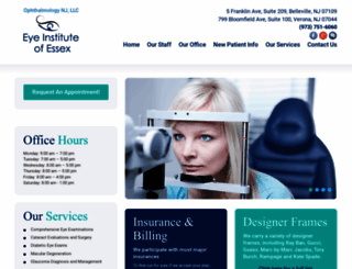 eyedoctorinbelleville.com screenshot