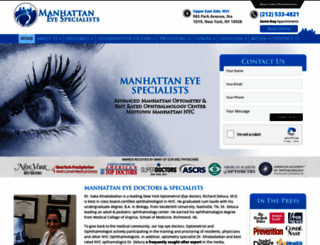 eyedoctorophthalmologistnyc.com screenshot