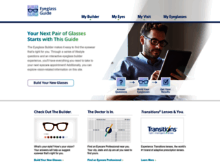 eyeglassguide.com screenshot