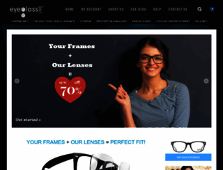 eyeglassx.com screenshot