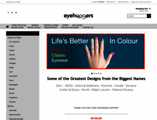 eyehuggers.co.uk screenshot