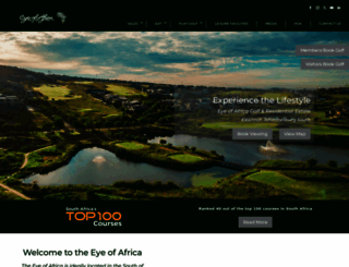 eyeofafrica.co.za screenshot