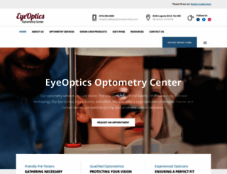 eyeopticsoptometry.com screenshot