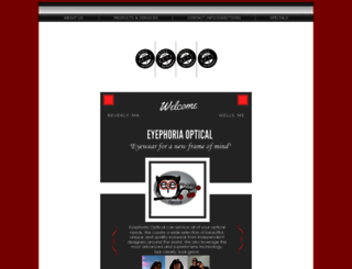 eyephoriaoptical.com screenshot