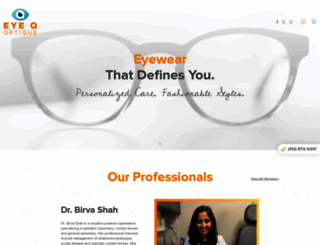 eyeqoptique.com screenshot
