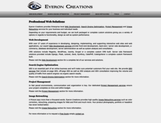 eyeroncreations.com screenshot
