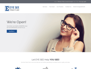 eyeseevisioncare.com screenshot