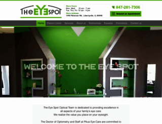 eyespotoptical.com screenshot