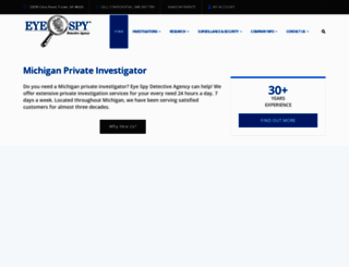 eyespyinvestigations.com screenshot