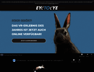 eyetoeye.peta.de screenshot