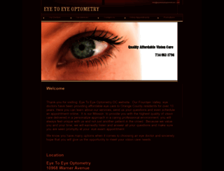 eyetoeyeoptometryoc.com screenshot