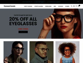 eyewearcanada.com screenshot