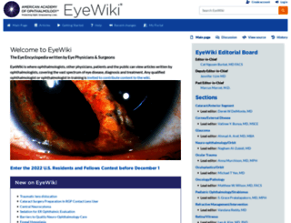 eyewiki.aao.org screenshot