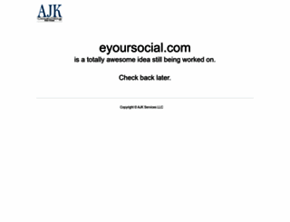 eyoursocial.com screenshot