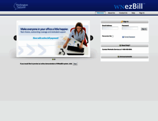 ezbill.washingtonnational.com screenshot