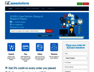 ezcasesolutions.com screenshot