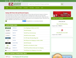 ezcouponsearch.com screenshot