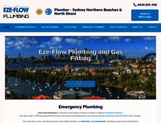 eze-flowplumbing.com.au screenshot