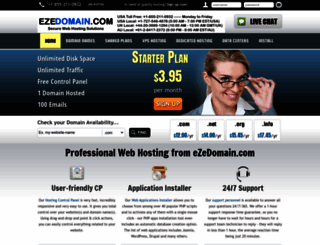 ezedomain.com screenshot