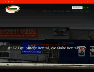 ezequipmentrental.com screenshot