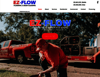 ezflowplumber.com screenshot